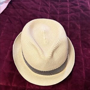 Stylish Tan Fedora Hat with Band